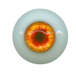 Burning amber soft glass